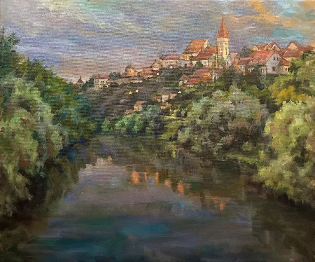 Stmívání pod Kraví horou